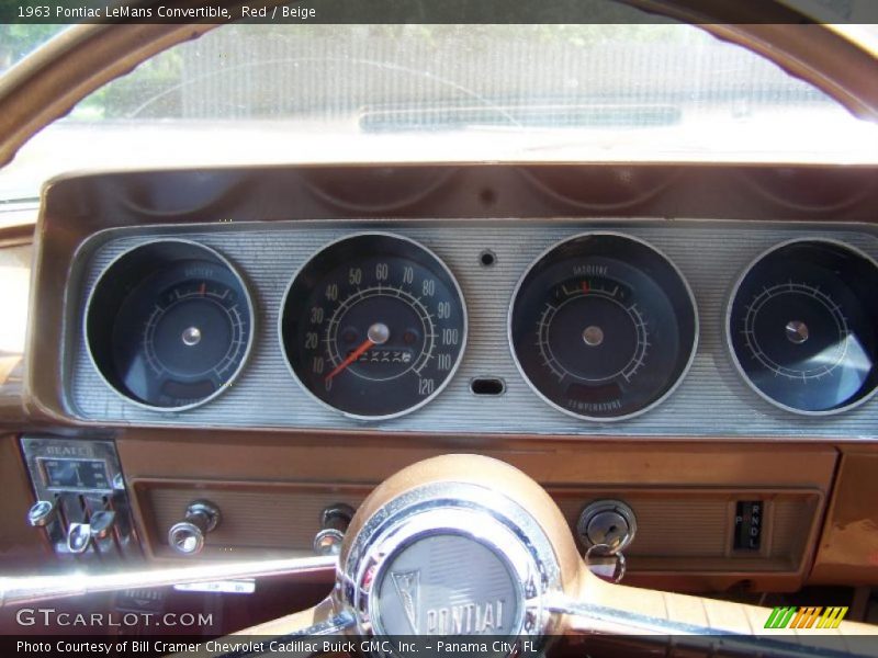 Red / Beige 1963 Pontiac LeMans Convertible