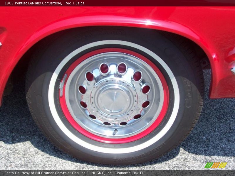 Red / Beige 1963 Pontiac LeMans Convertible