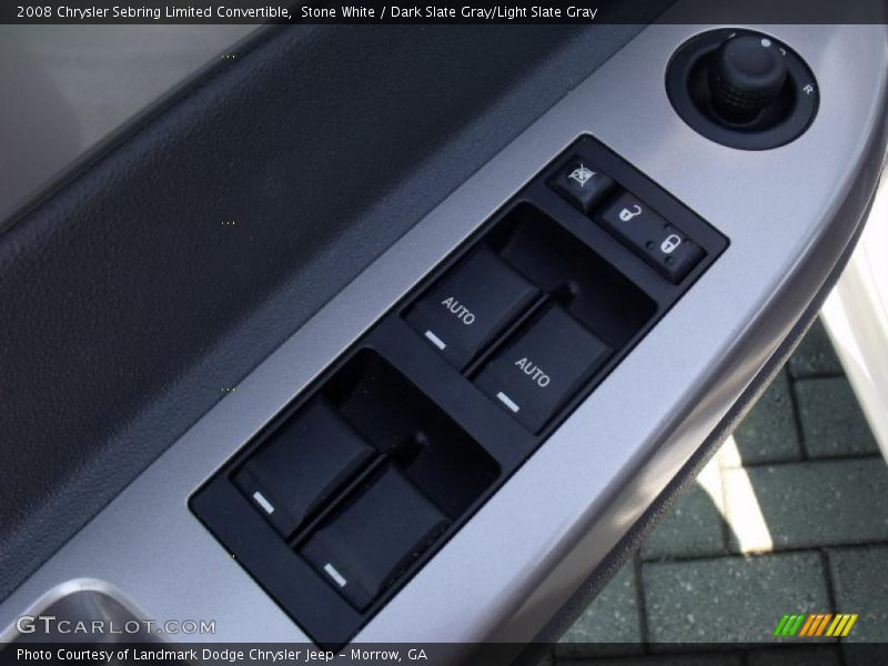 Stone White / Dark Slate Gray/Light Slate Gray 2008 Chrysler Sebring Limited Convertible