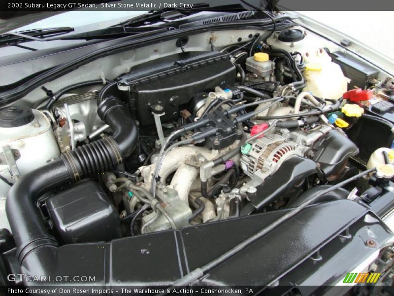 Silver Stone Metallic / Dark Gray 2002 Subaru Legacy GT Sedan