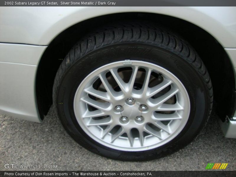 Silver Stone Metallic / Dark Gray 2002 Subaru Legacy GT Sedan