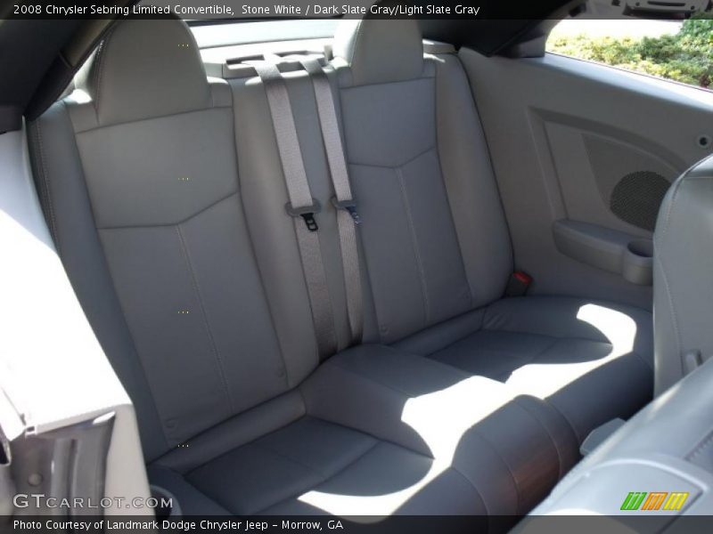 Stone White / Dark Slate Gray/Light Slate Gray 2008 Chrysler Sebring Limited Convertible
