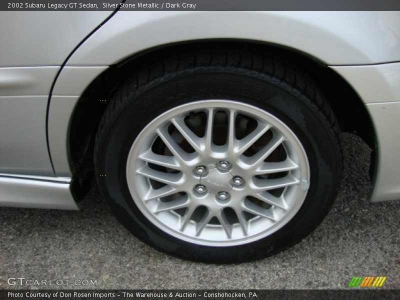 Silver Stone Metallic / Dark Gray 2002 Subaru Legacy GT Sedan