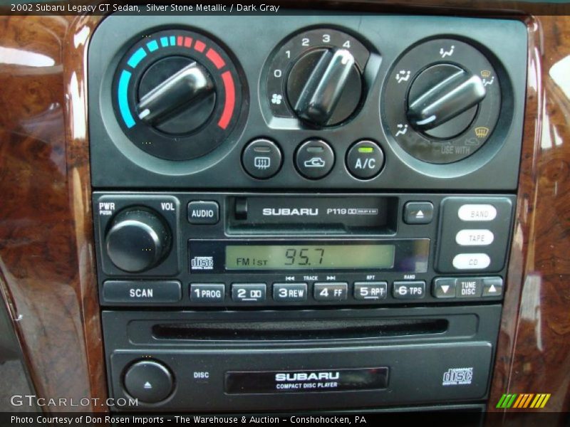 Silver Stone Metallic / Dark Gray 2002 Subaru Legacy GT Sedan