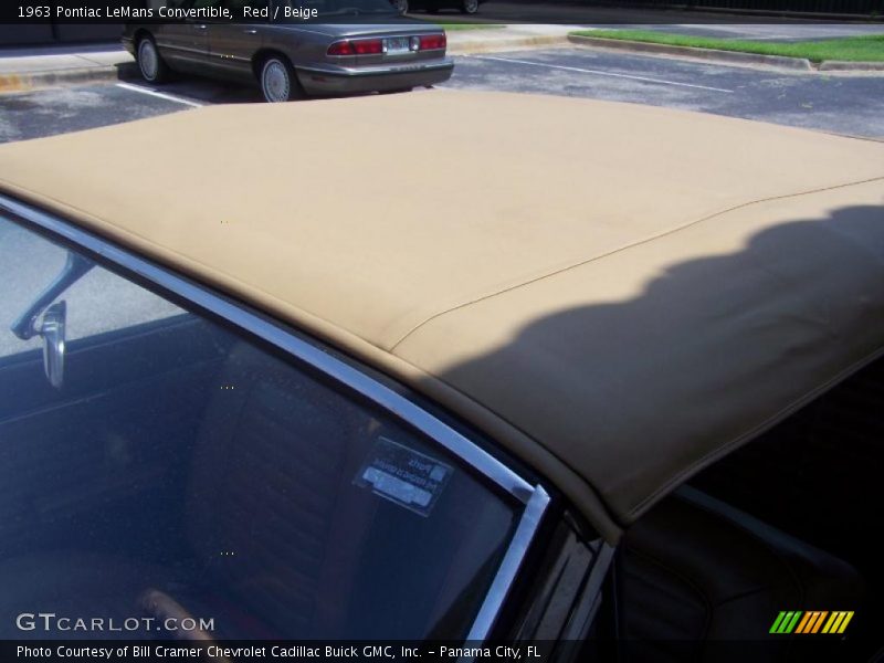 Red / Beige 1963 Pontiac LeMans Convertible