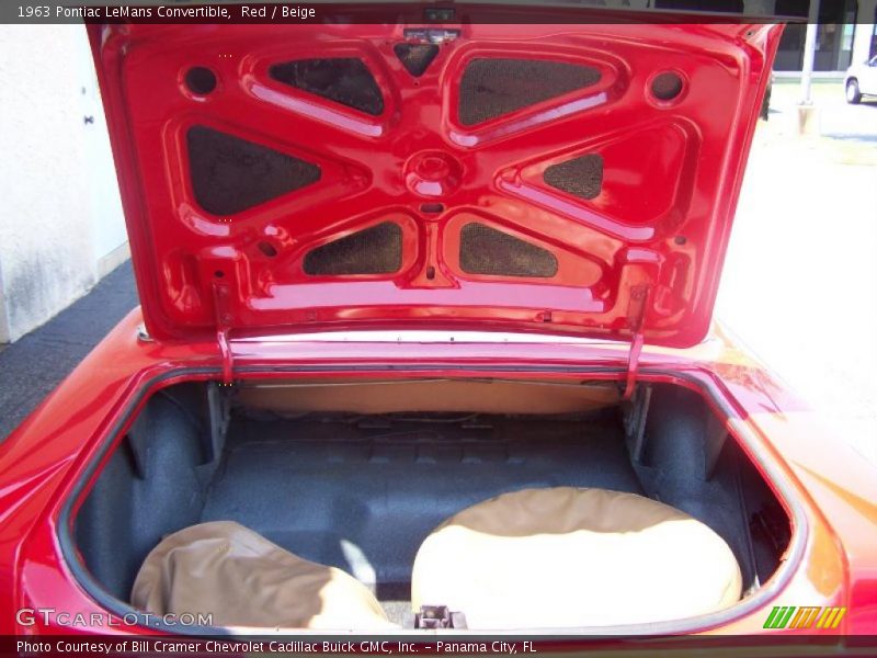 Red / Beige 1963 Pontiac LeMans Convertible