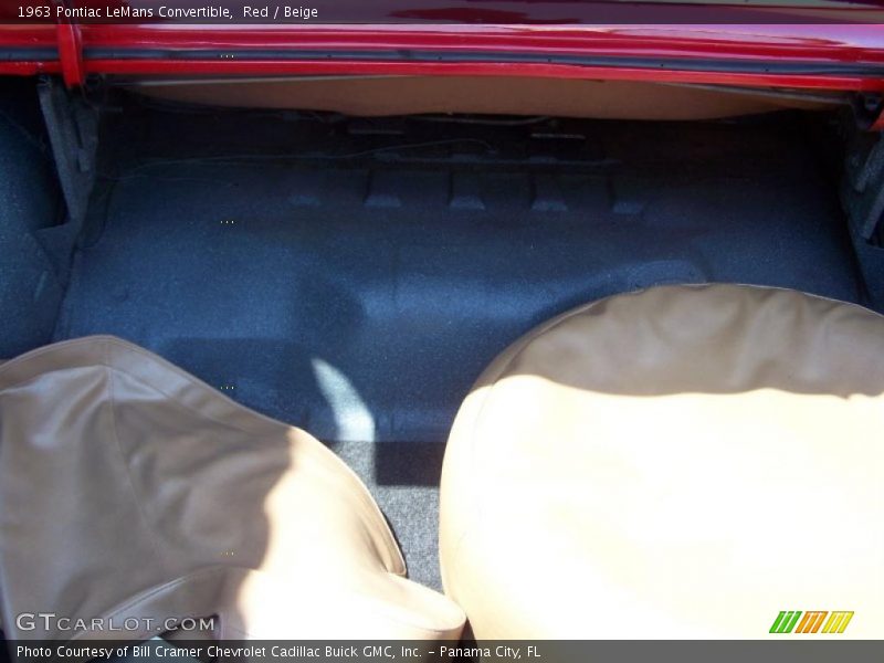 Red / Beige 1963 Pontiac LeMans Convertible