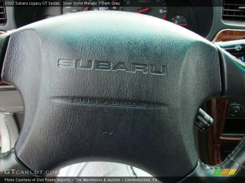 Silver Stone Metallic / Dark Gray 2002 Subaru Legacy GT Sedan