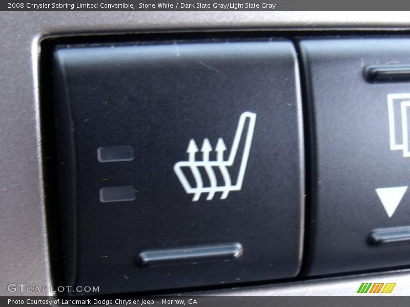 Stone White / Dark Slate Gray/Light Slate Gray 2008 Chrysler Sebring Limited Convertible