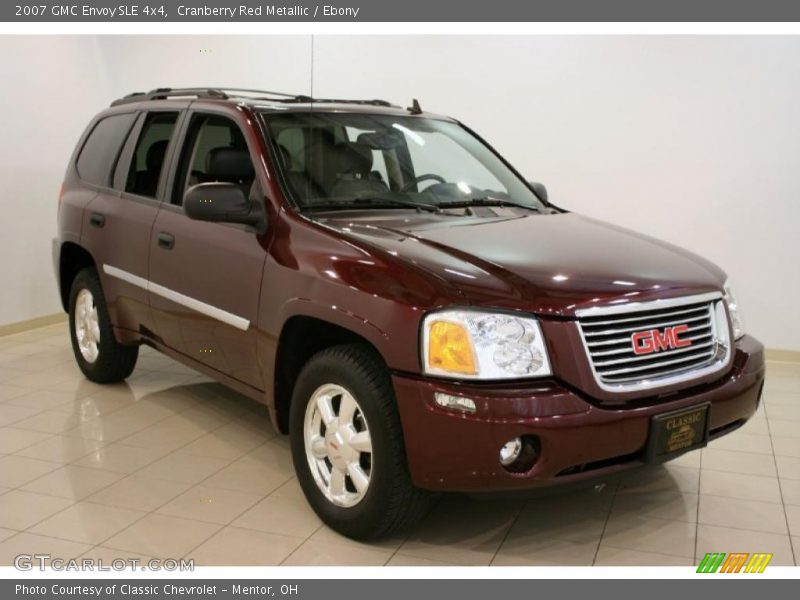 Cranberry Red Metallic / Ebony 2007 GMC Envoy SLE 4x4