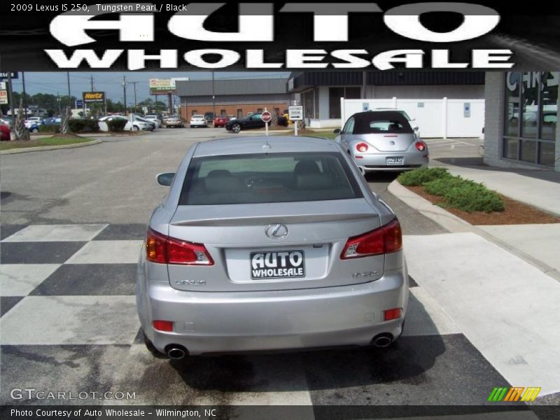 Tungsten Pearl / Black 2009 Lexus IS 250