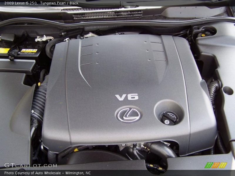 Tungsten Pearl / Black 2009 Lexus IS 250