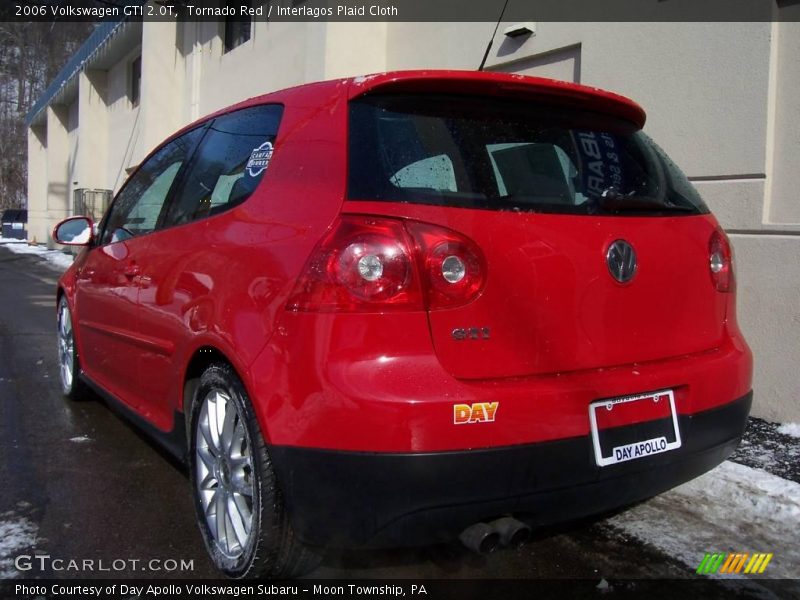 Tornado Red / Interlagos Plaid Cloth 2006 Volkswagen GTI 2.0T