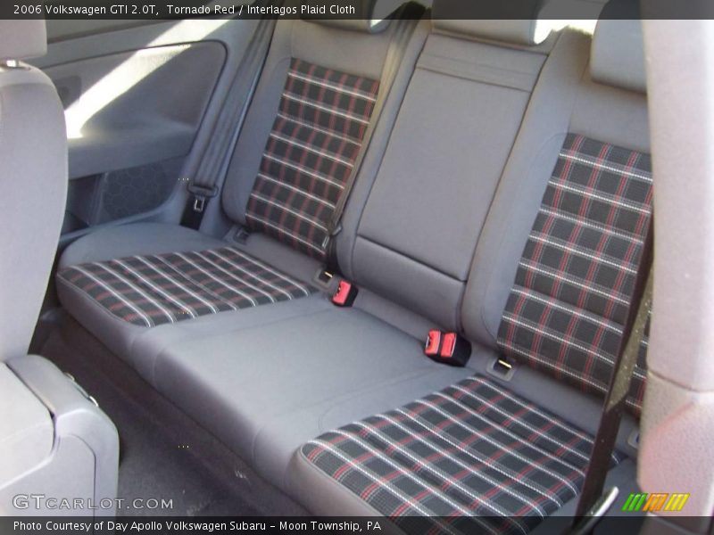 Tornado Red / Interlagos Plaid Cloth 2006 Volkswagen GTI 2.0T