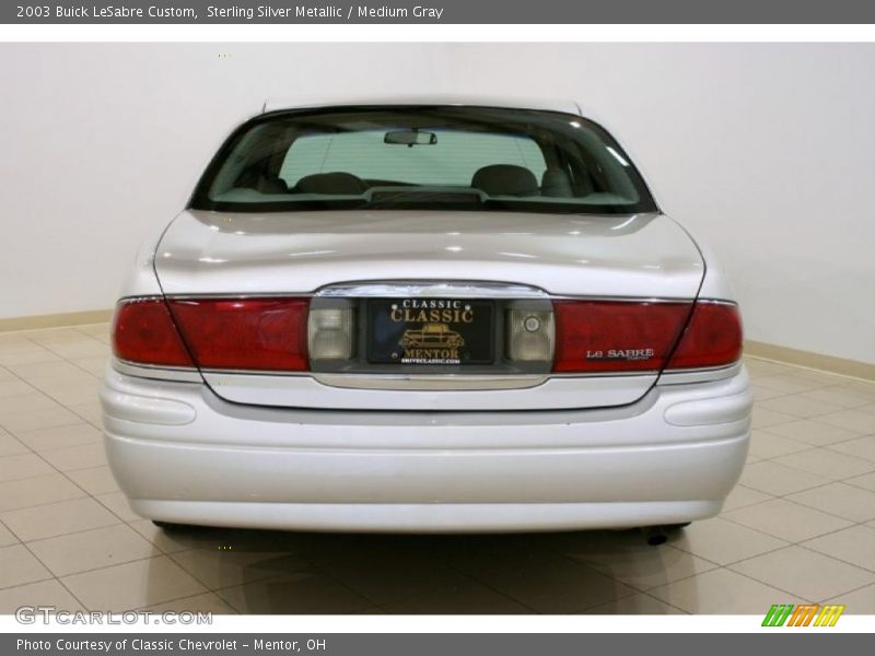 Sterling Silver Metallic / Medium Gray 2003 Buick LeSabre Custom