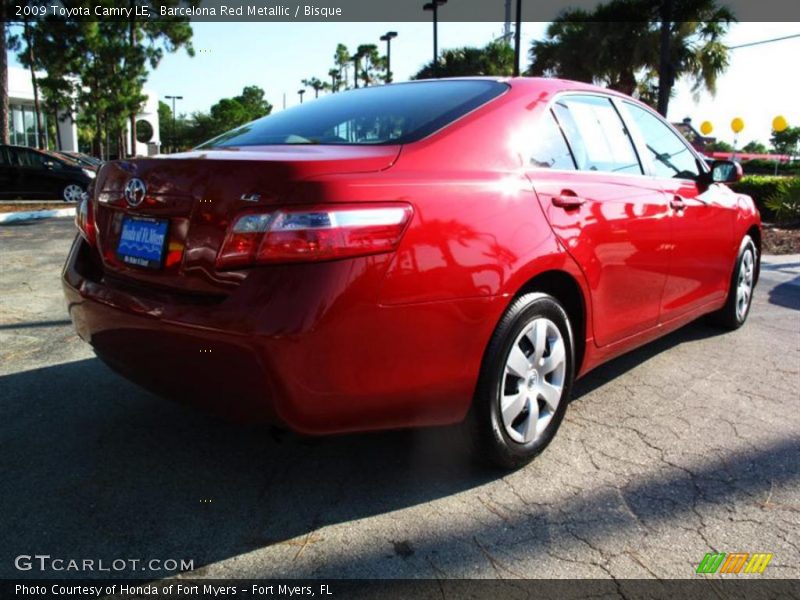 Barcelona Red Metallic / Bisque 2009 Toyota Camry LE