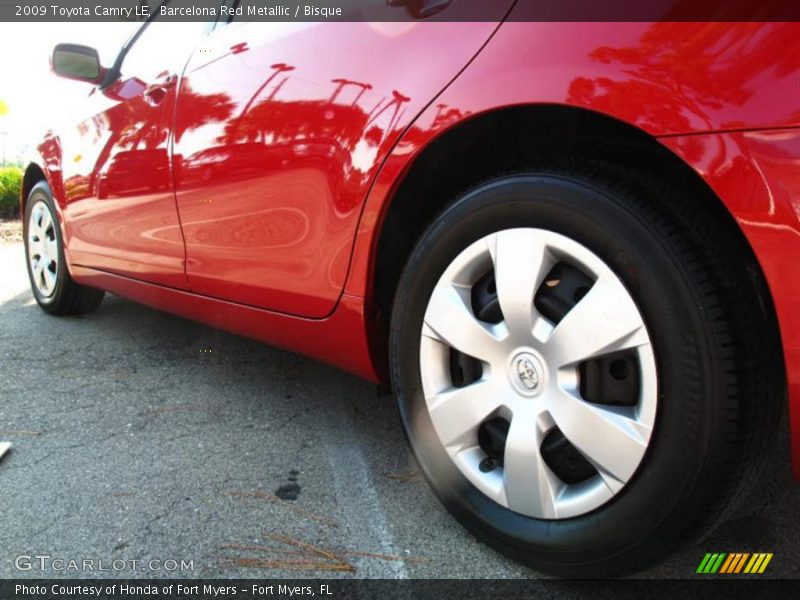 Barcelona Red Metallic / Bisque 2009 Toyota Camry LE