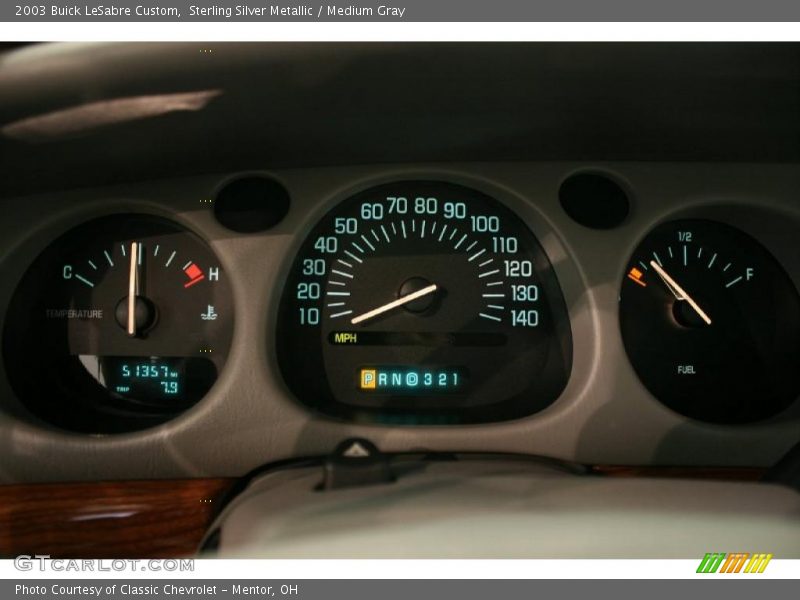 Sterling Silver Metallic / Medium Gray 2003 Buick LeSabre Custom