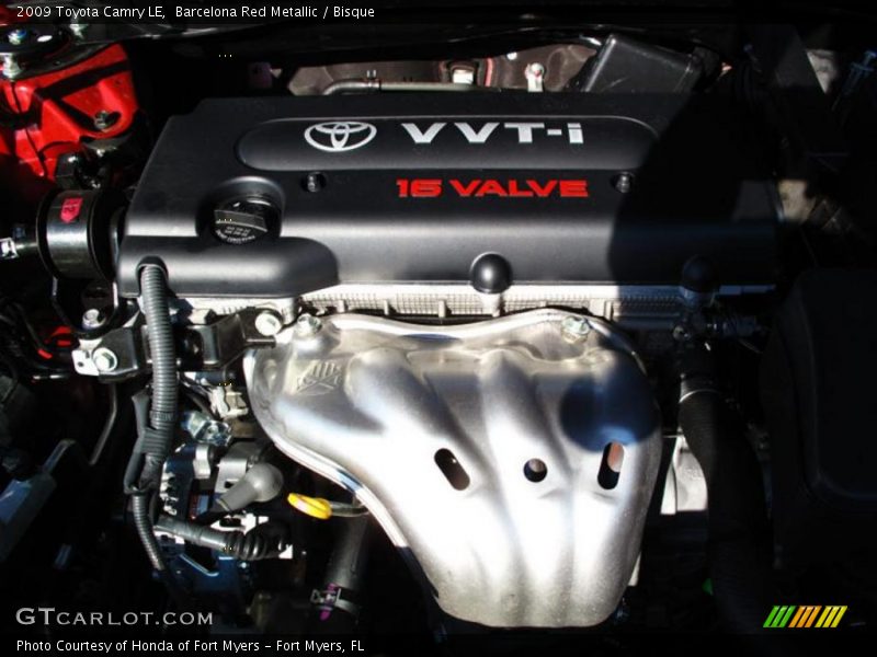 Barcelona Red Metallic / Bisque 2009 Toyota Camry LE