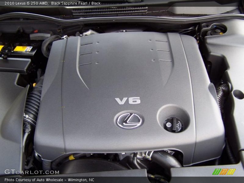 Black Sapphire Pearl / Black 2010 Lexus IS 250 AWD