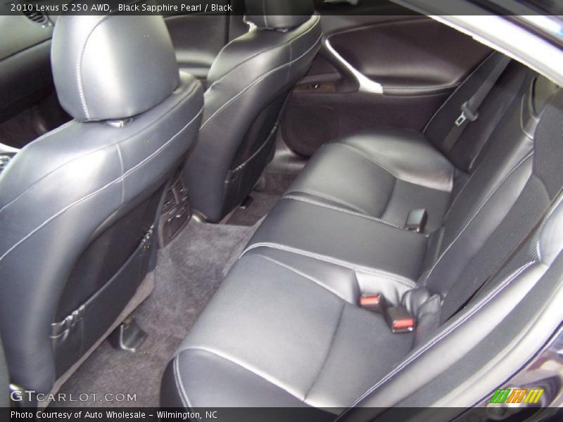 Black Sapphire Pearl / Black 2010 Lexus IS 250 AWD