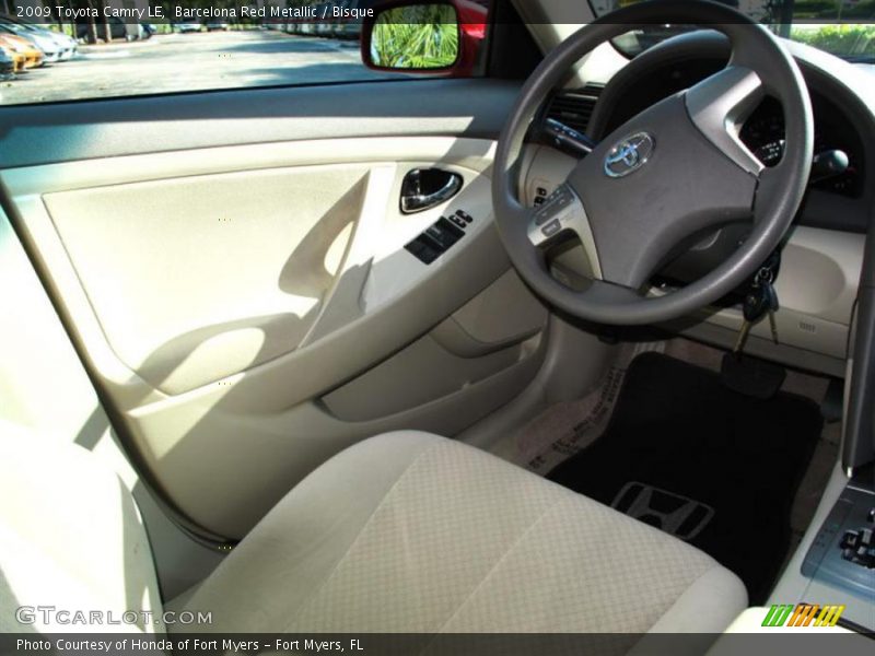 Barcelona Red Metallic / Bisque 2009 Toyota Camry LE