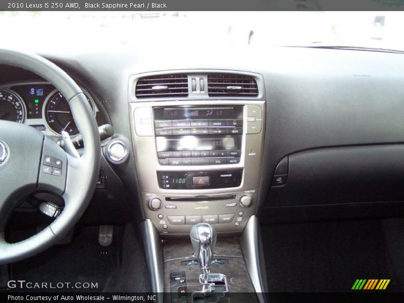 Black Sapphire Pearl / Black 2010 Lexus IS 250 AWD