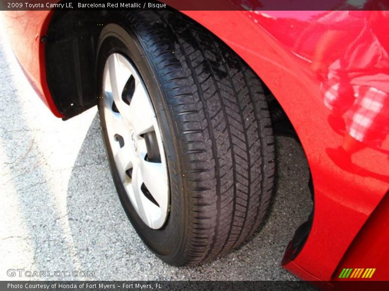Barcelona Red Metallic / Bisque 2009 Toyota Camry LE