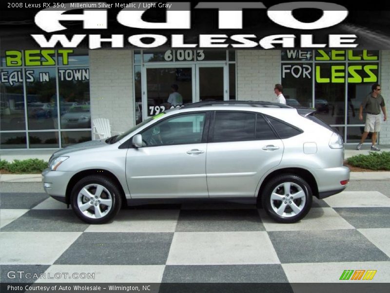 Millenium Silver Metallic / Light Gray 2008 Lexus RX 350
