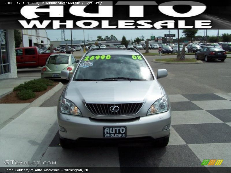 Millenium Silver Metallic / Light Gray 2008 Lexus RX 350