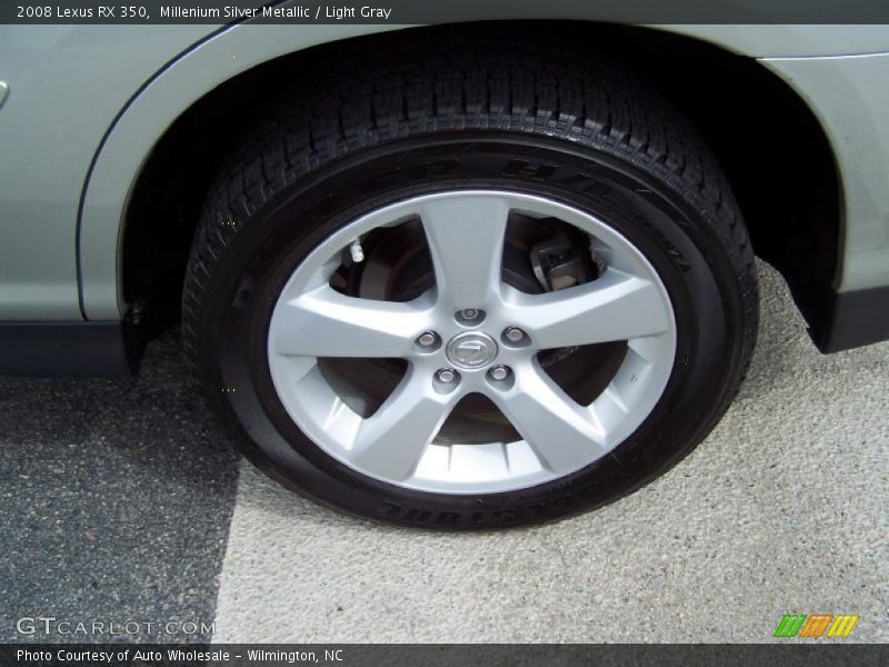 Millenium Silver Metallic / Light Gray 2008 Lexus RX 350