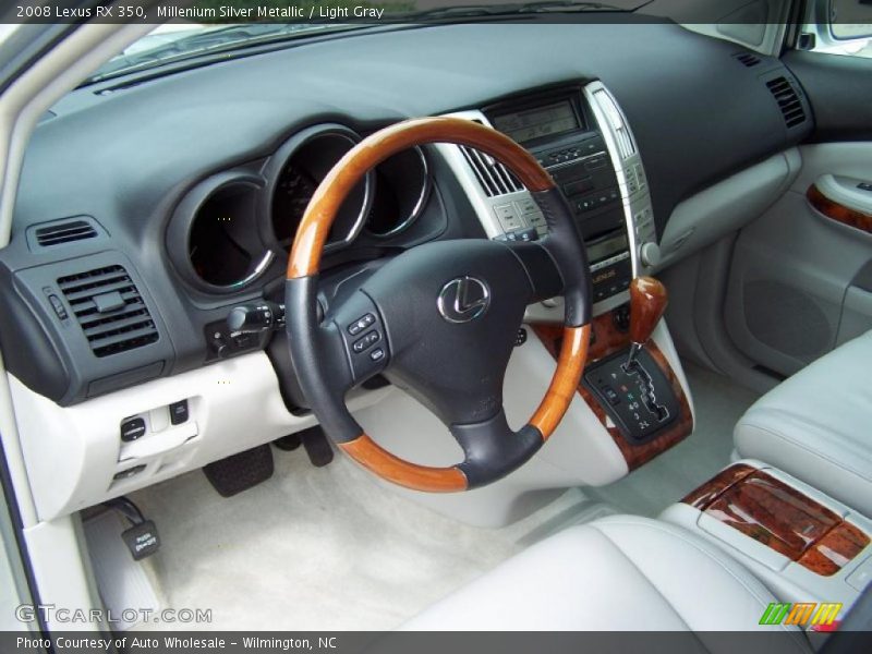 Millenium Silver Metallic / Light Gray 2008 Lexus RX 350