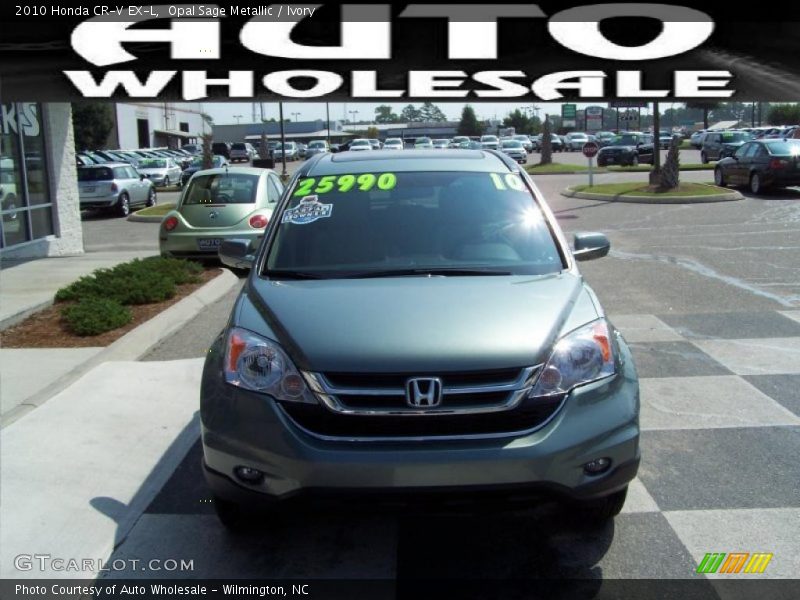 Opal Sage Metallic / Ivory 2010 Honda CR-V EX-L