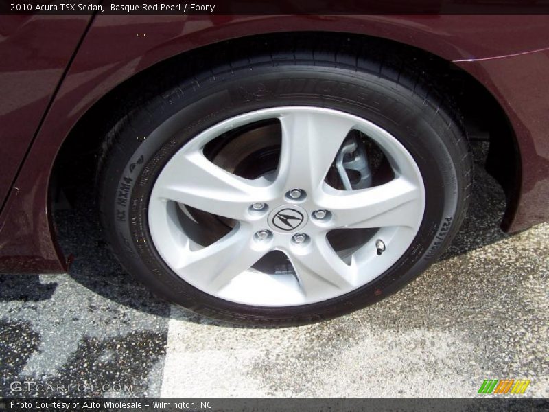 Basque Red Pearl / Ebony 2010 Acura TSX Sedan