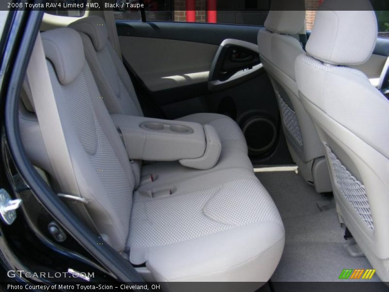 Black / Taupe 2008 Toyota RAV4 Limited 4WD