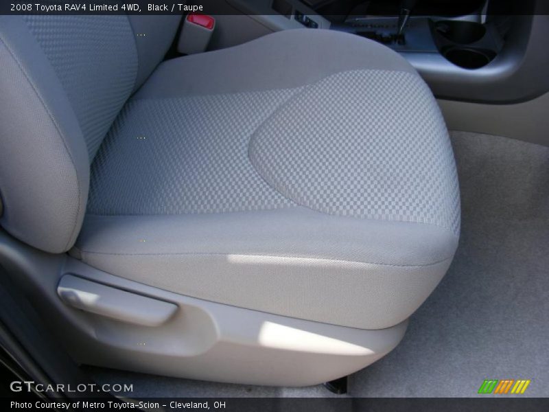 Black / Taupe 2008 Toyota RAV4 Limited 4WD
