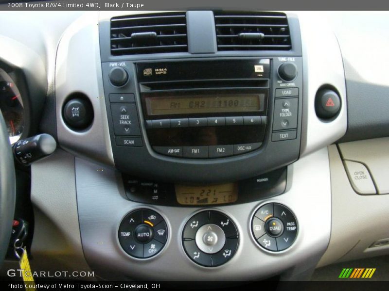 Black / Taupe 2008 Toyota RAV4 Limited 4WD