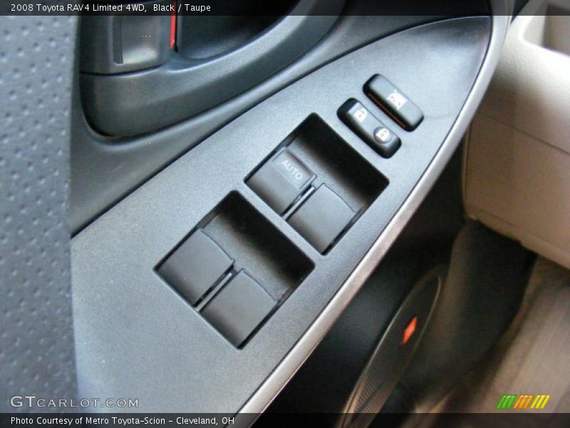 Black / Taupe 2008 Toyota RAV4 Limited 4WD
