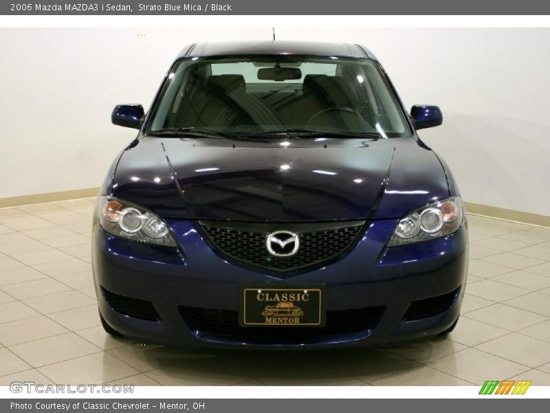 Strato Blue Mica / Black 2006 Mazda MAZDA3 i Sedan
