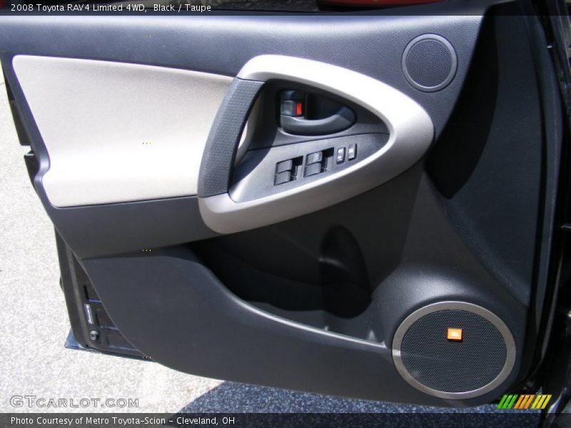 Black / Taupe 2008 Toyota RAV4 Limited 4WD