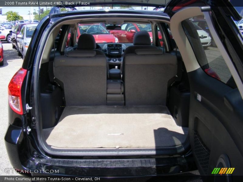 Black / Taupe 2008 Toyota RAV4 Limited 4WD