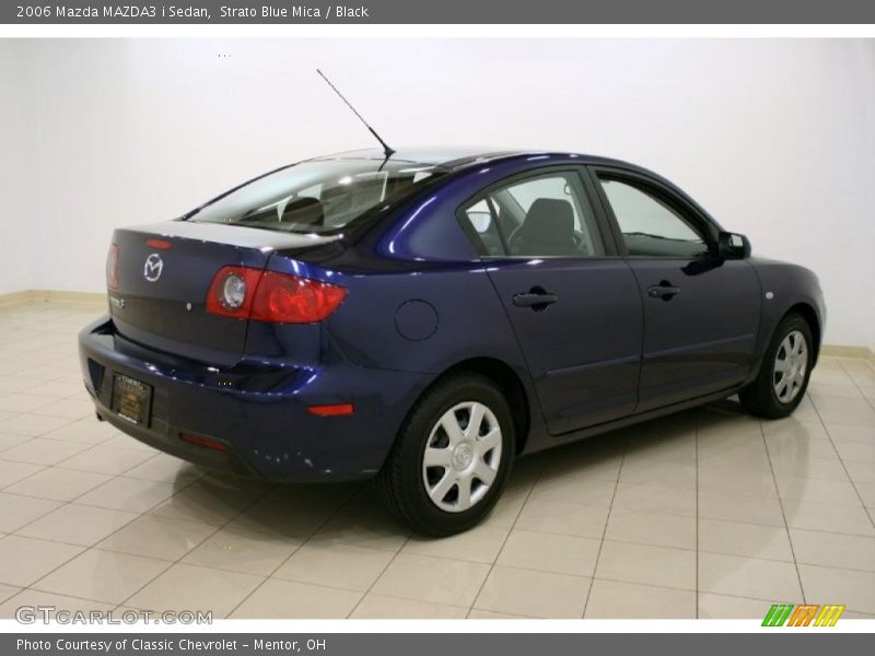 Strato Blue Mica / Black 2006 Mazda MAZDA3 i Sedan