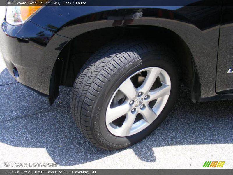 Black / Taupe 2008 Toyota RAV4 Limited 4WD