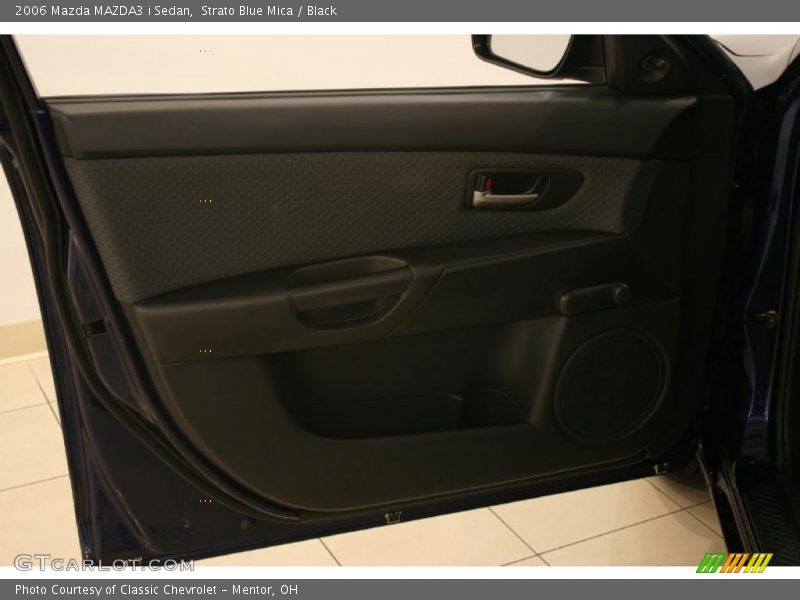 Strato Blue Mica / Black 2006 Mazda MAZDA3 i Sedan