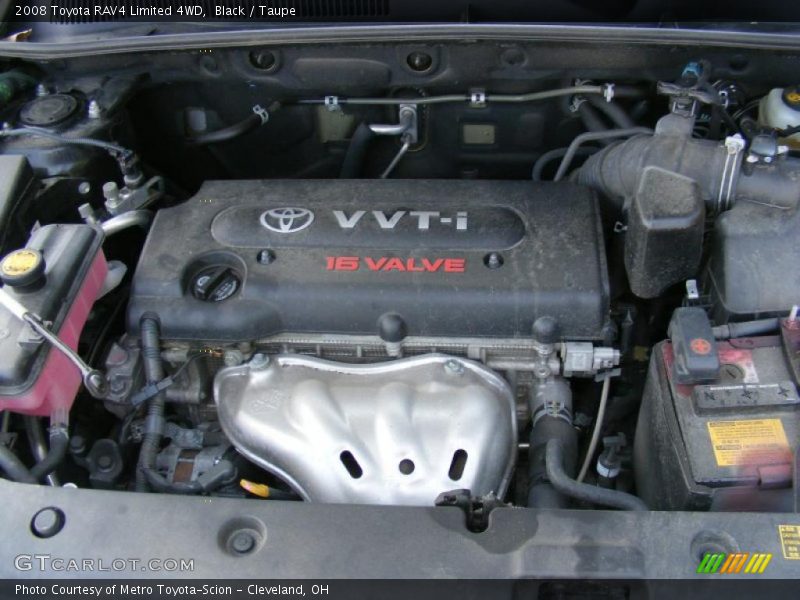 Black / Taupe 2008 Toyota RAV4 Limited 4WD