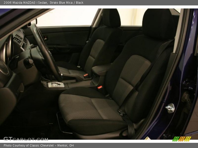 Strato Blue Mica / Black 2006 Mazda MAZDA3 i Sedan