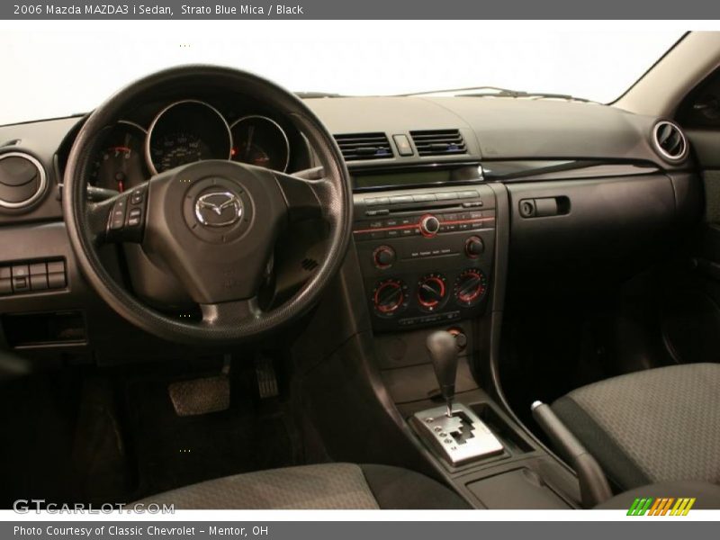Strato Blue Mica / Black 2006 Mazda MAZDA3 i Sedan