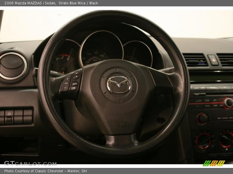 Strato Blue Mica / Black 2006 Mazda MAZDA3 i Sedan