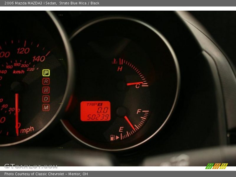 Strato Blue Mica / Black 2006 Mazda MAZDA3 i Sedan