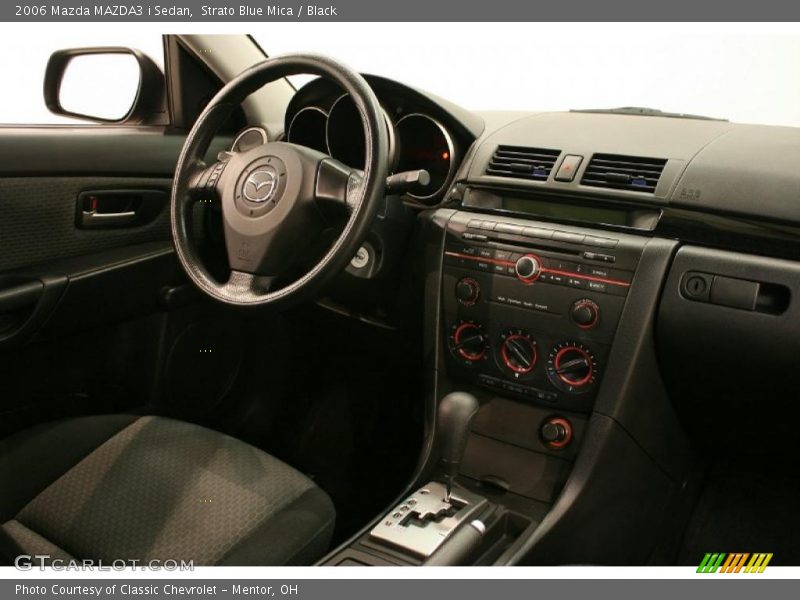 Strato Blue Mica / Black 2006 Mazda MAZDA3 i Sedan